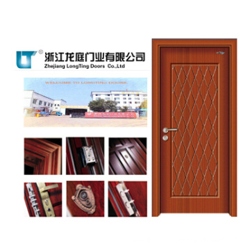 Modern Design Interior PVC MDF Wooden Door